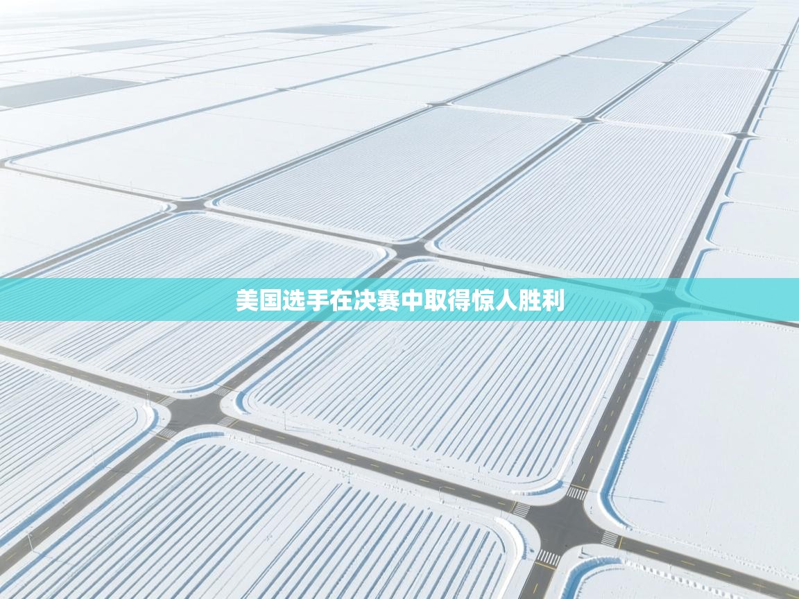 美国选手在决赛中取得惊人胜利  第2张